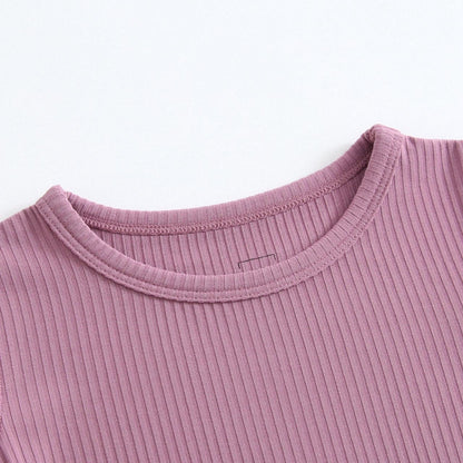 Ribbed 2 Piece Set | Mauve