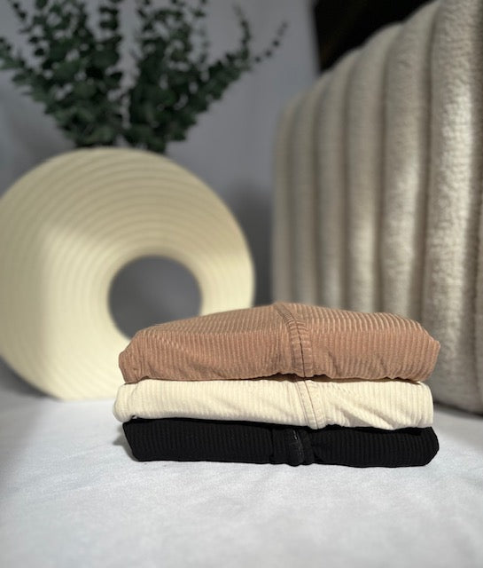 Ribbed Convertible Footie | Onyx