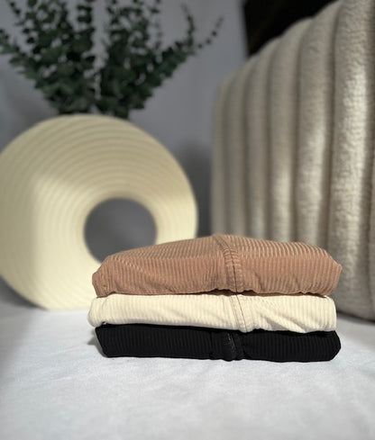 Ribbed Convertible Footie | Onyx